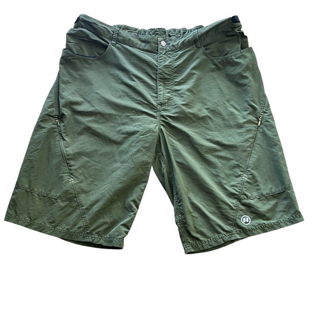 Novara Men's Gorpcore Green Mountain Bike Cycling Shorts No Liner Size XL